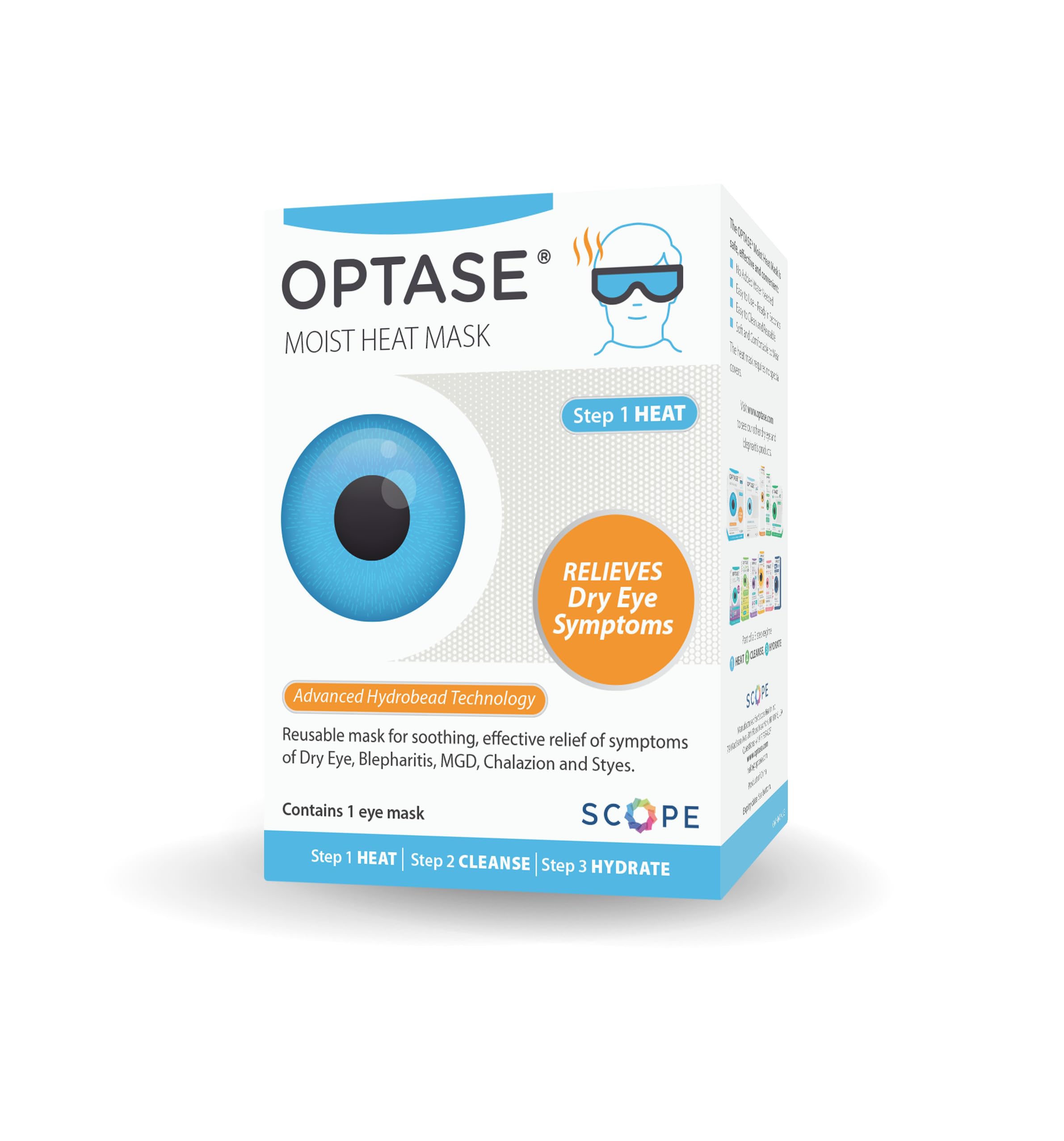 OPTASE Feuchtigkeits-Wärmemaske Ansicht 1